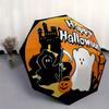 1pc Happy Halloween with Ghosts Automatic Opening and Closing Umbrella, Lightweight 3-Fold, With Cute Cartoon Characters, Suitable for Home,
