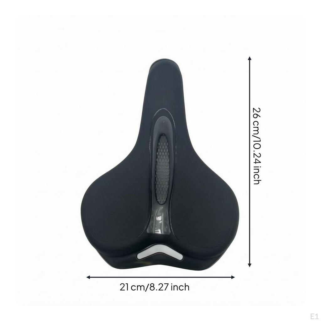 Ergonomic Bike Saddle Streamlined Hollow Breathable Cycling Seat PU
