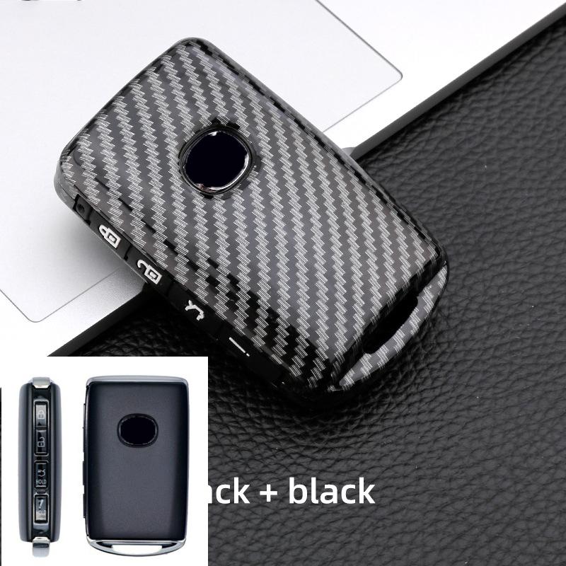 Carbon Fiber+Silicone Car Key Cover Case For Mazda 3 Alexa CX-30 CX30 CX5 CX 5 CX-5 CX8 CX9 CX4 2019 2020 Keychain  Accessories