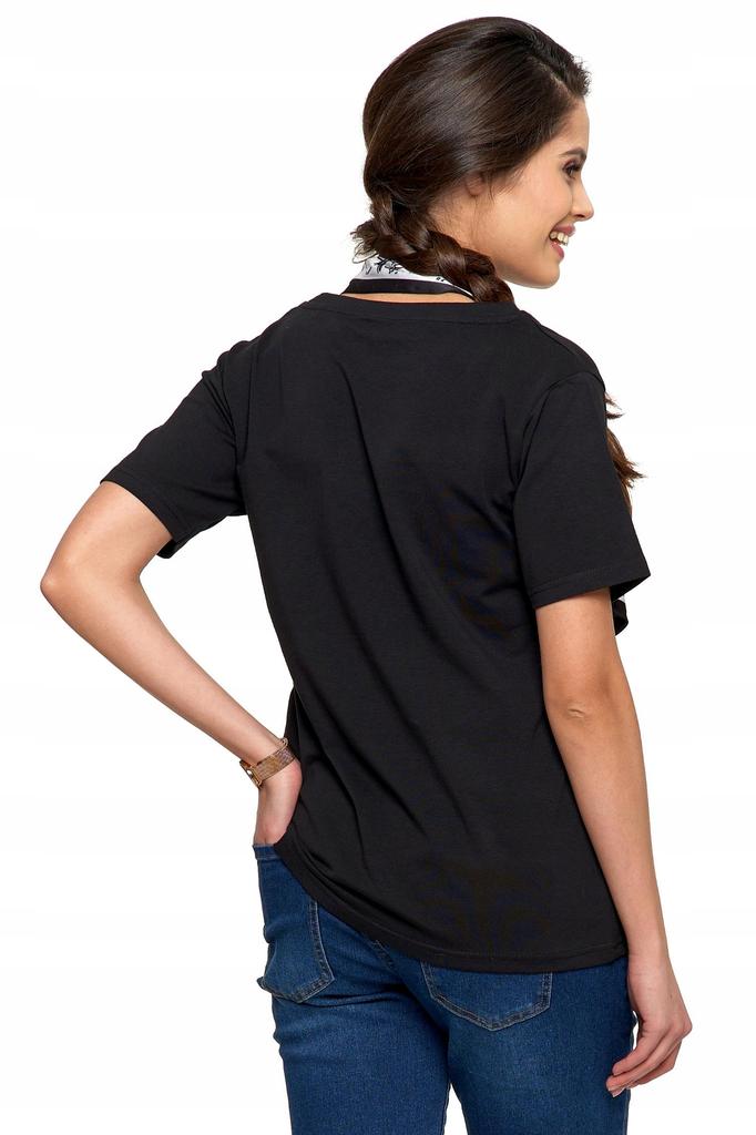 Women's Premium Line T-Shirt Short Sleeve Cotton MORAJ M black