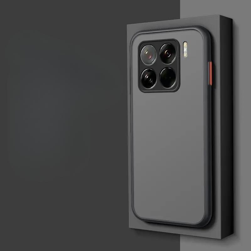 Xiaomi Mi 15Pro New Mobile Phone Case Redmi K70 Matte Contrasting Color Skin Feeling NOTE14 All-inclusive Anti-drop Case