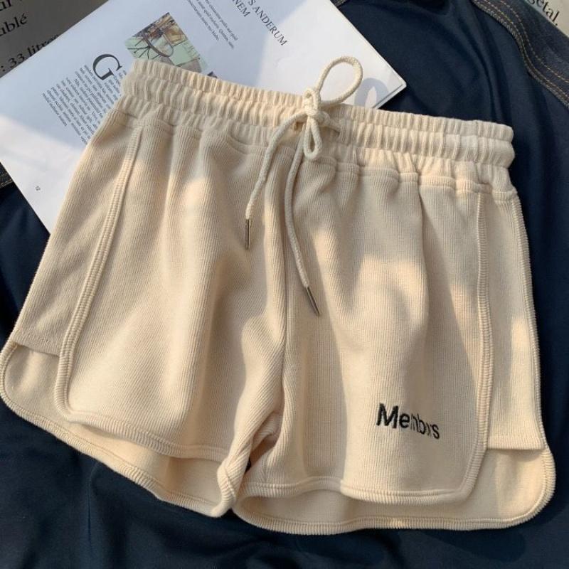 

Women s summer loose-fitting sports casual versatile shorts 2026 new home yoga sleep pants XL абрикосовий