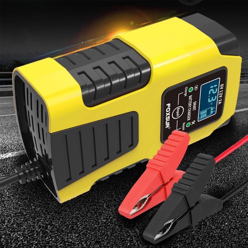 12V 6V Car Motorcycle Jump Starter Portable Maintainer Power Battery Charger