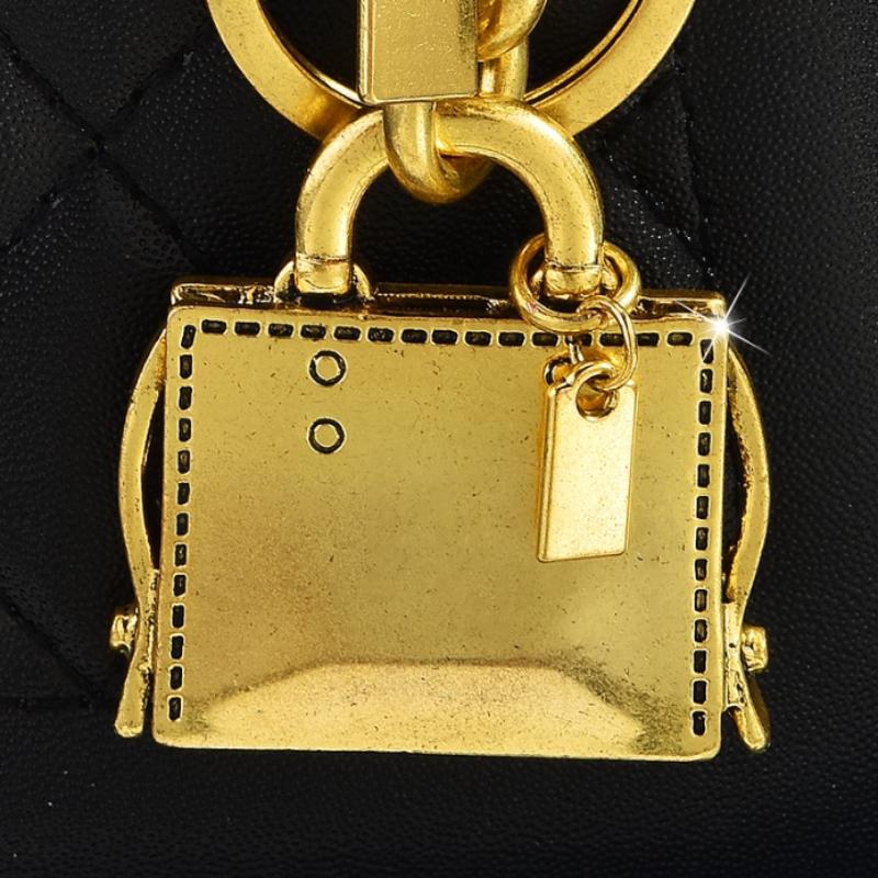 Creative Bag Design Keychain Handbag Shape Bag Pendant Metal Keyring Backpack Decoration Car Key Chains Women Men Gifts
