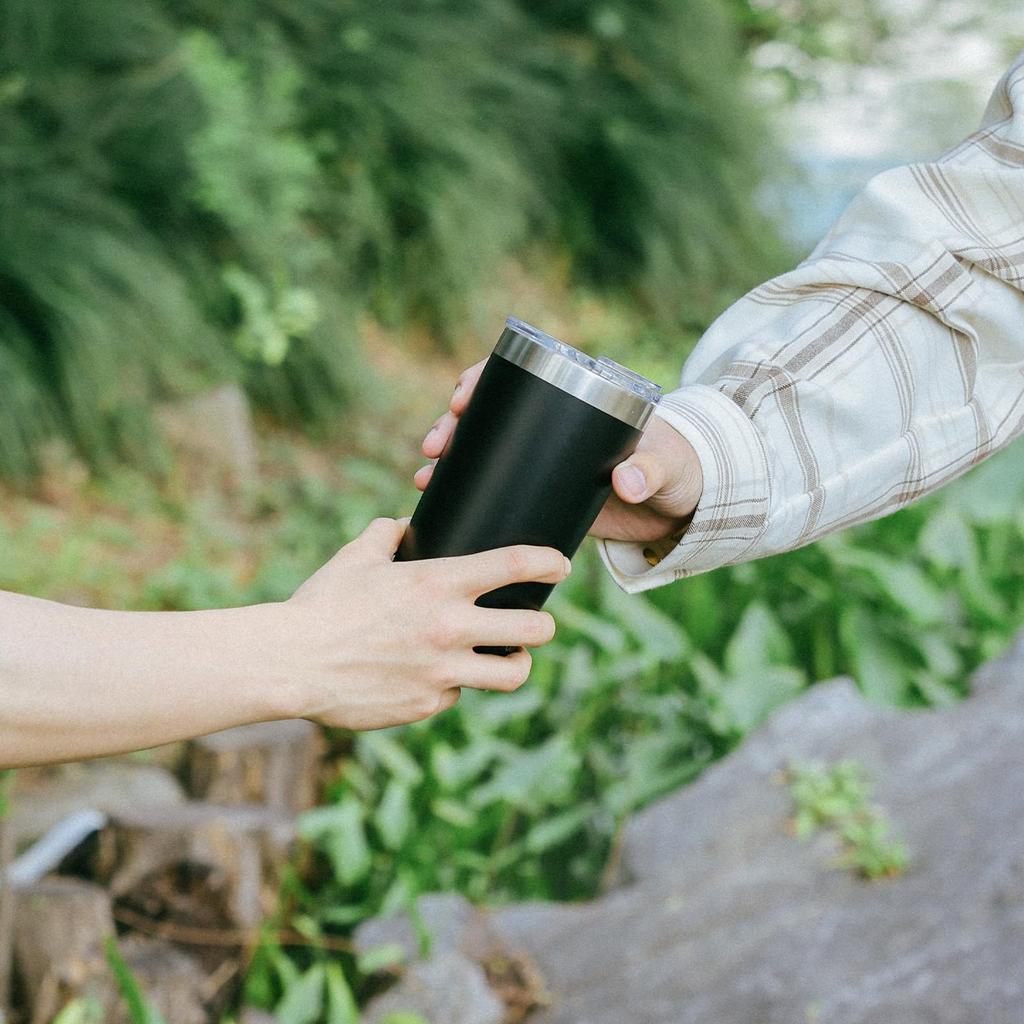 600ml Vacuum Insulated Stainless Steel Tumbler with Perforated Coffee for and Black Lid, Bottle, Students, Women, Men,