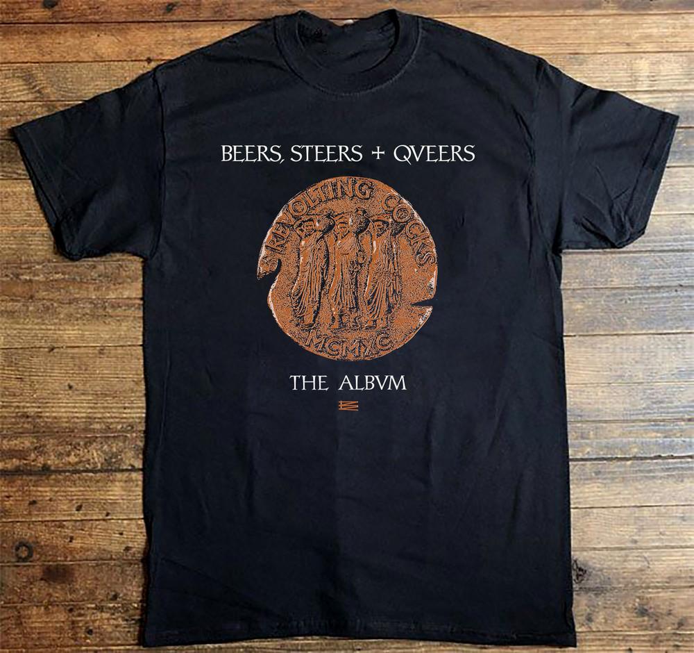 Revolting Cocks – Beers, Steers & Queers T Shirt Black All Size Unisex T-Shirt L
