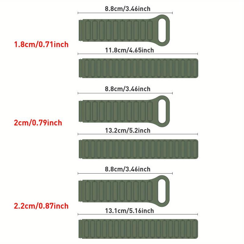 Wave Pattern Magnetic Strap for Huawei GT5/5 Pro/4/3/3 Pro Comfortable Flexible Smartwatch Replacement Fitness Watch Band