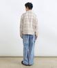 Insilence Linen Check Jacket Beige Check