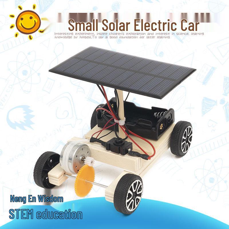 DIY Solar-Powered Car STEM Kit for Kids