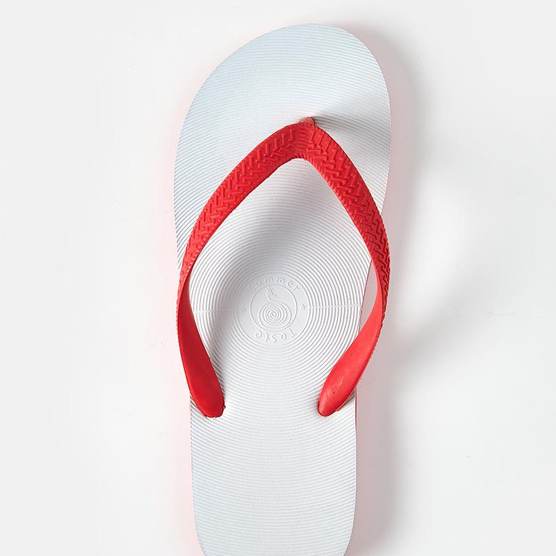 Flip-flops for Men and Women Summer Non-slip Rubber Personalized Pinch Foot Wear-resistant Indoor and Outdoor Wear Beach Slippers Men