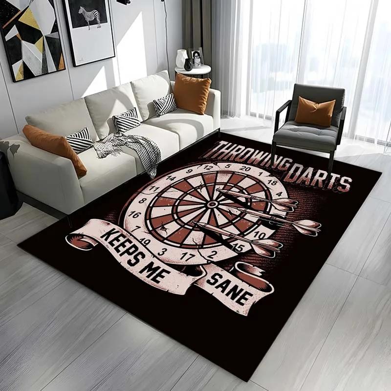 Disney Sport Carpet Dart Target Pattern Rug for Living Room Bathroom Mat Creative Doormat Carpet for Bedroom Home Decor