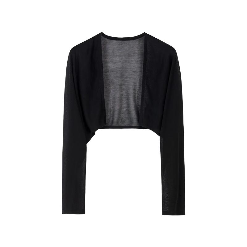 LANGZI Women s Triacetate Short Knit Cardigan 2XL