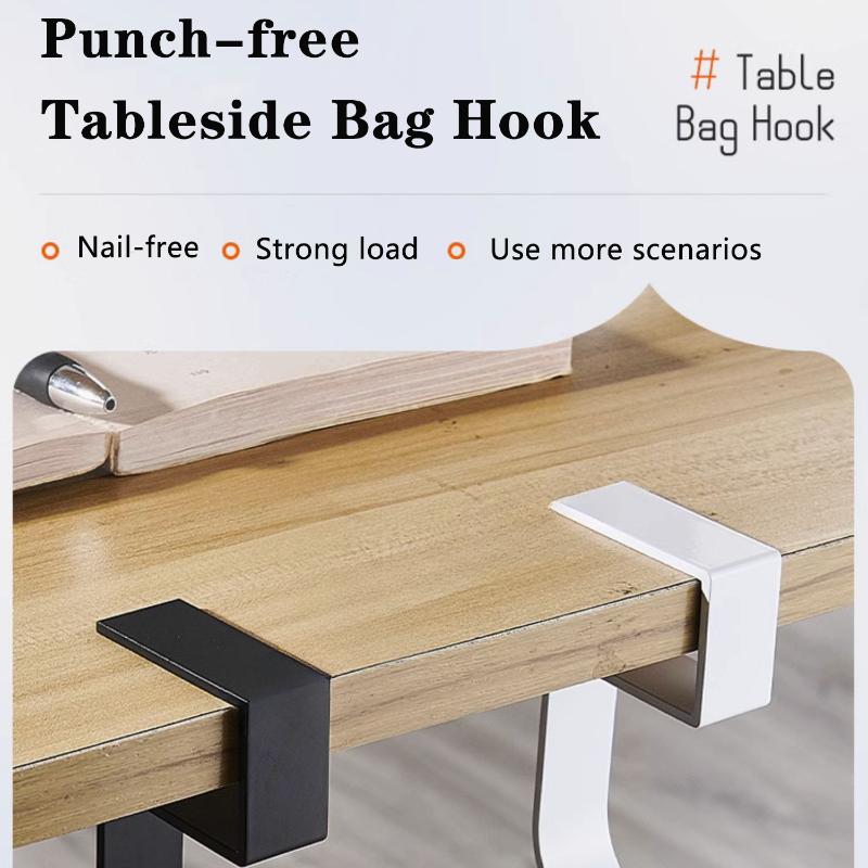 Tragbarer Haken zum Aufhängen von Taschen, seitlich am Schülerschreibtisch, Artefakt zum Aufhängen von Taschen, abnehmbarer mobiler Handtaschenhalter, multifunktionaler Tischhaken