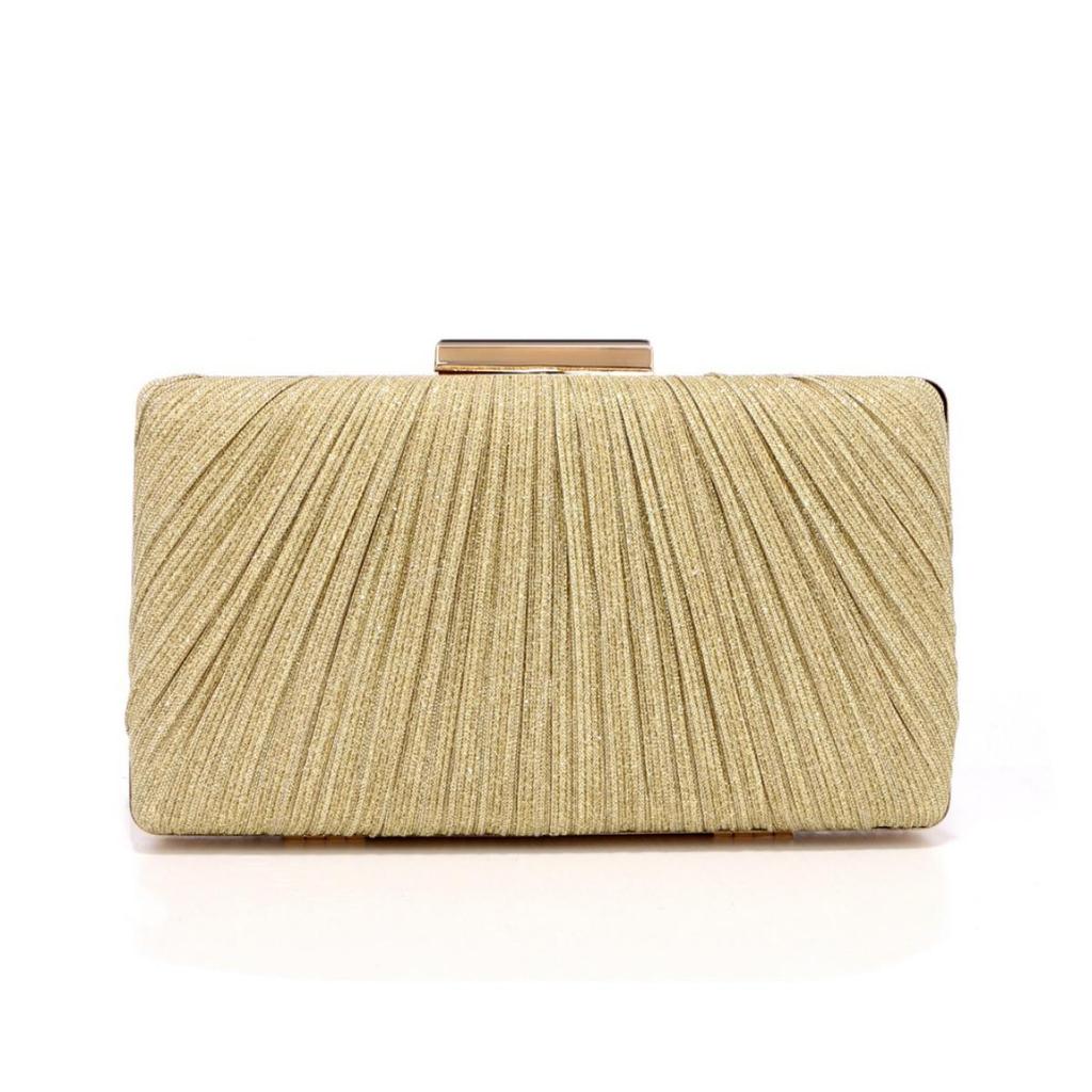 Clutch Abendtasche für Damen Strass Glitzer Handtasche Doppelseitig mit Kette Umhängetasche Schultertaschen für Hochzeitsfeier