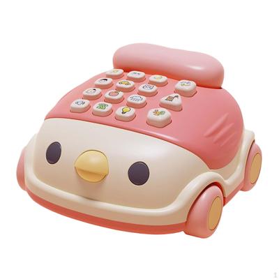 Telephone Toy Musical Enlightenment Early Learning Educational Cartoon Chicken for