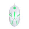 Colorful LED Backlit Keyboard and Mouse Combo Gaming Wired Keyboard USB Keyboards with Gaming Mouse White