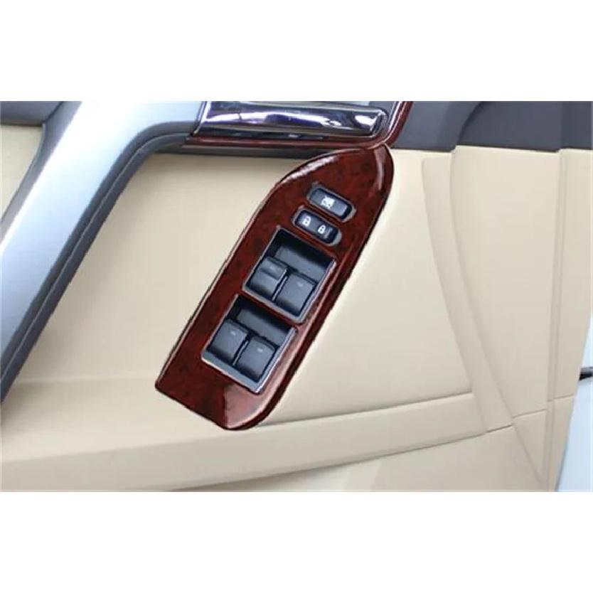 For Toyota Prado FJ150 2010 2011 2012 2013 2014 2015 2016 Auto Door Window Lift Switch Panel Cover Trims Car-styling Accessories