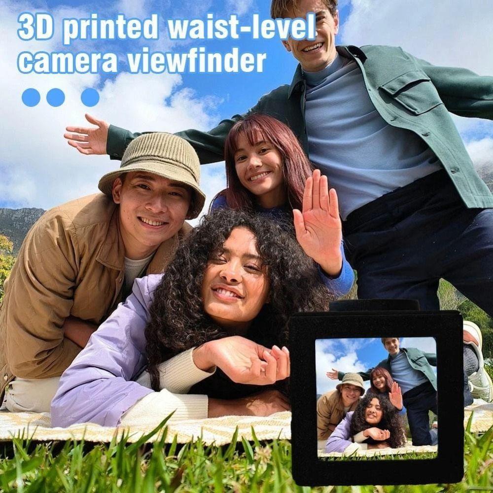 Regali Cerca-orizzonte Fatto a Mano Vista a Livello della Vita Portatile Fai-da-te 50 Lente Ottica Cerca-orizzonte Stampa 3D Lente Cerca-orizzonte