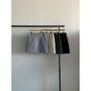 Korean High Waist A-Line Mini Skirt Winter Solid Color Wool Blend Women