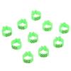 100 Pcs Reusable Plastic Pigeon Leg Numbered Feet Rings for Chicken Ducks Hens Birds Supplies Identify Clip