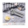 304 Stainless Steel Garlic Press, Meat Grinder, Crusher, Chopper & Peeler Set Rust-proof and Corrosion-resistant Dishwasher Safe