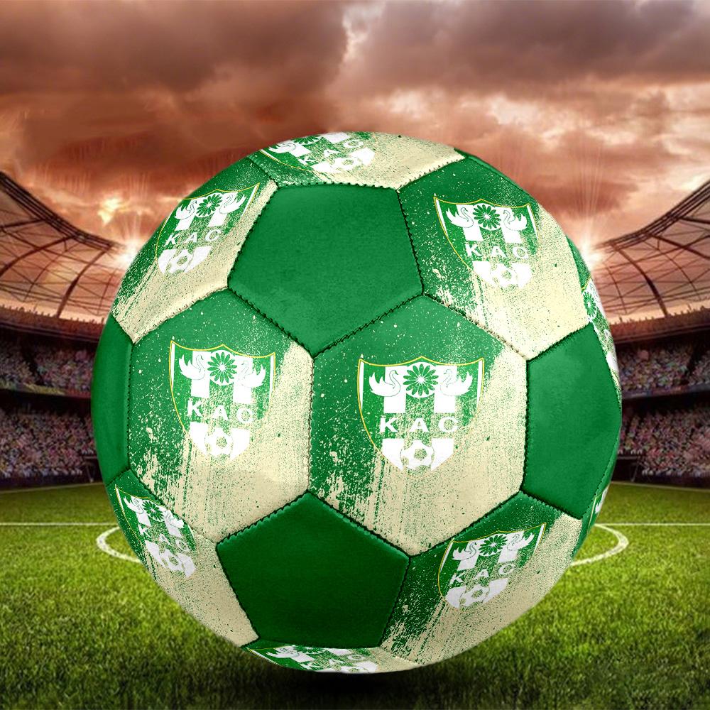 Kenitra Athletic Club Kac Indoor Soccer Ball Colorful All Ages Size 5 Machine Stitched PVC Competition Ready Durable High-Bounce
