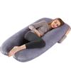 Crystal Velvet U-shaped Maternity Pillow: Full Body and Waist Support for Side Sleepers