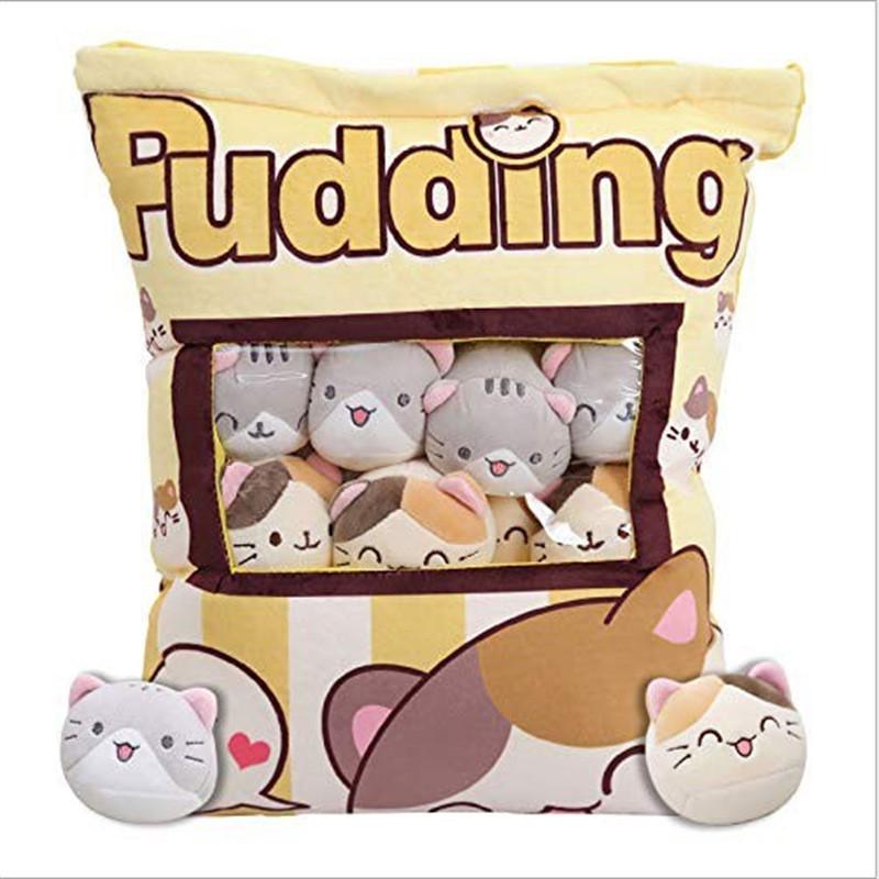 Cartoon Snack Bag Plush Pillow With Animal Shapes For Office Decor And Cozy Comfort