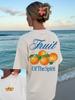 Frucht des Geistes Christliches T-Shirt Unisex Bibelvers Grafik-T-Shirt Vintage Ästhetik Harajuku Kurzarm Lässiges Sommer-Oberteil