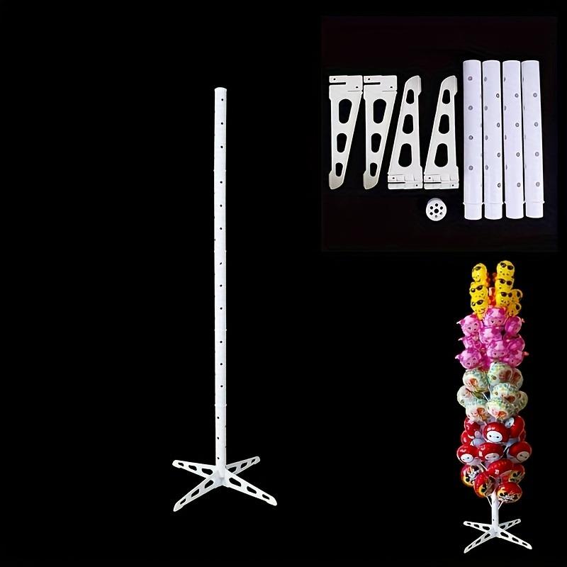 A Set of Balloon Display Stands for Bubble Balls Support Columns for Festive Events and Wedding Decoration Party Balloon Display