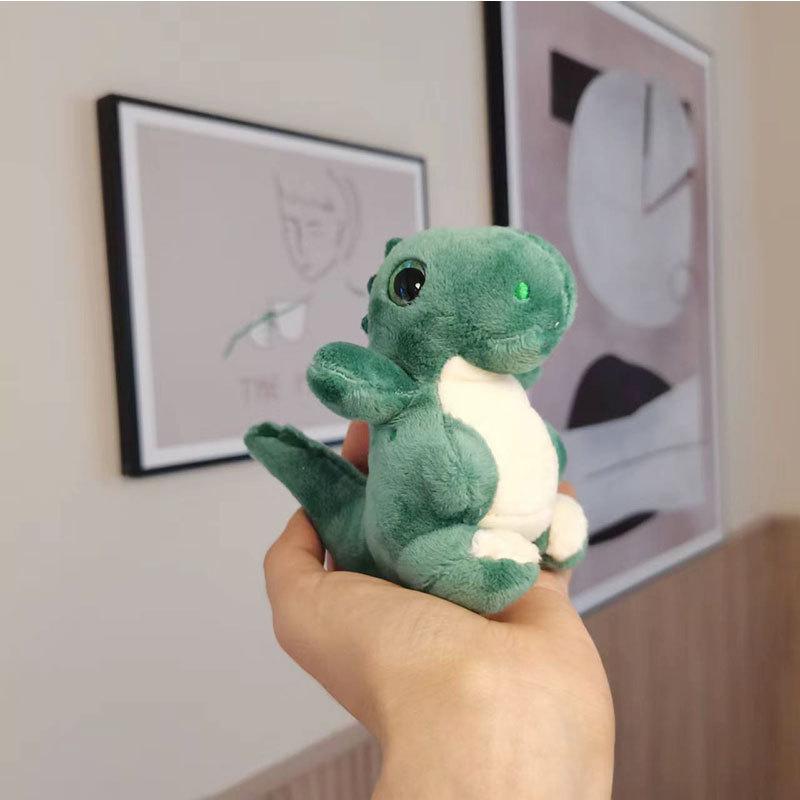 Dinosaur Green Charming Plush Keychain Cuddly Toy Gift For Kids And Adults