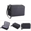 72 Slots PU Leather Large Capacity Pencils Bag School Supplies Portable Pen Organizer(Black)