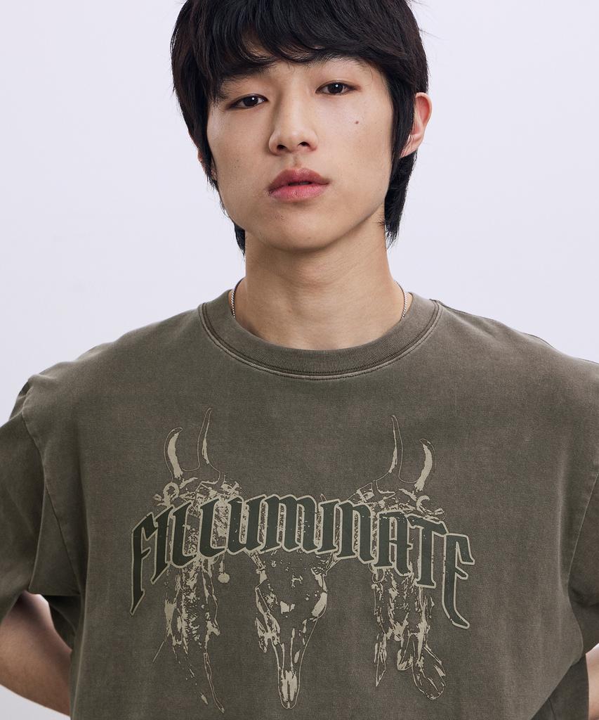FILLUMINATE Zodiac Graphic T-Shirt - Brown