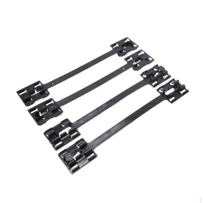 4 Pieces Side Skirt Sill Strip Clamps Clamp Strips Car Accessory Sturdy Premium Skirt/sill Trim