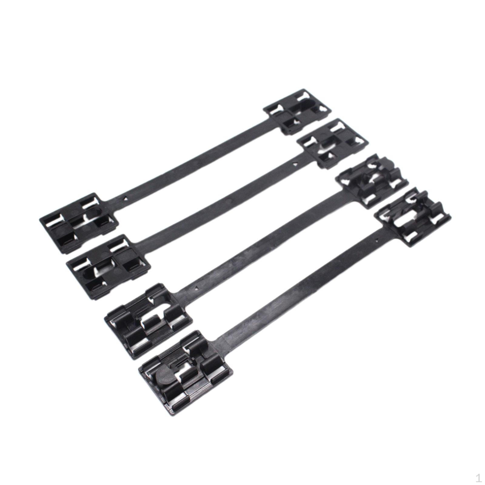 

4 Pieces Side Skirt Sill Strip Clamps Clamp Strips Car Accessory Sturdy Premium Skirt/sill Trim
