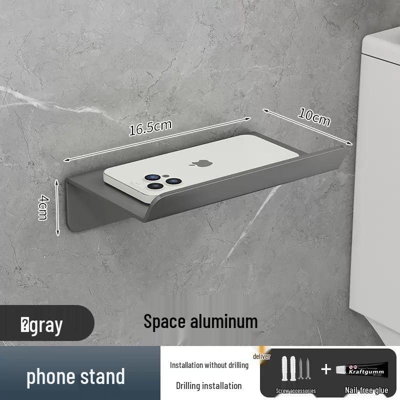 

Тримач для туалетного паперу та телефону для ванної кімнати без свердління