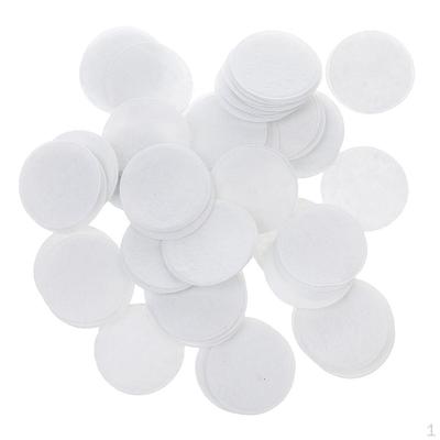 100x haute qualité 40mm feutre rembourré forme ronde artisanat bricolage Appliques vêtements joint-blanc