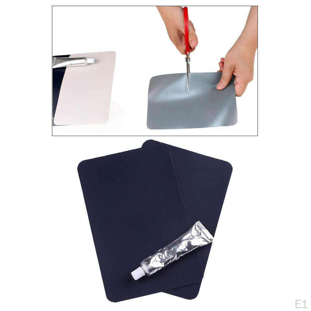 Reparaturset für Schlauchboote – 2 PVC-Flicken + 30 ml Tube Kleber