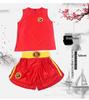 Sanda Muay Thai Set: Dragon-Embroidered Short-Sleeve & Shorts for Men, Women, and Kids - Martial Arts Performance Costume