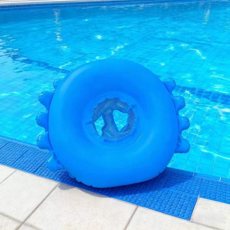 Inflatable Cartoon Crab Baby Swim Ring Seat