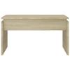  Coffee Table, Sonoma Oak, 68x50x38 Cm, Wood-based Material