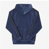 Needles Ns252 B Smoke Blue Velour Track Hoodie For Men