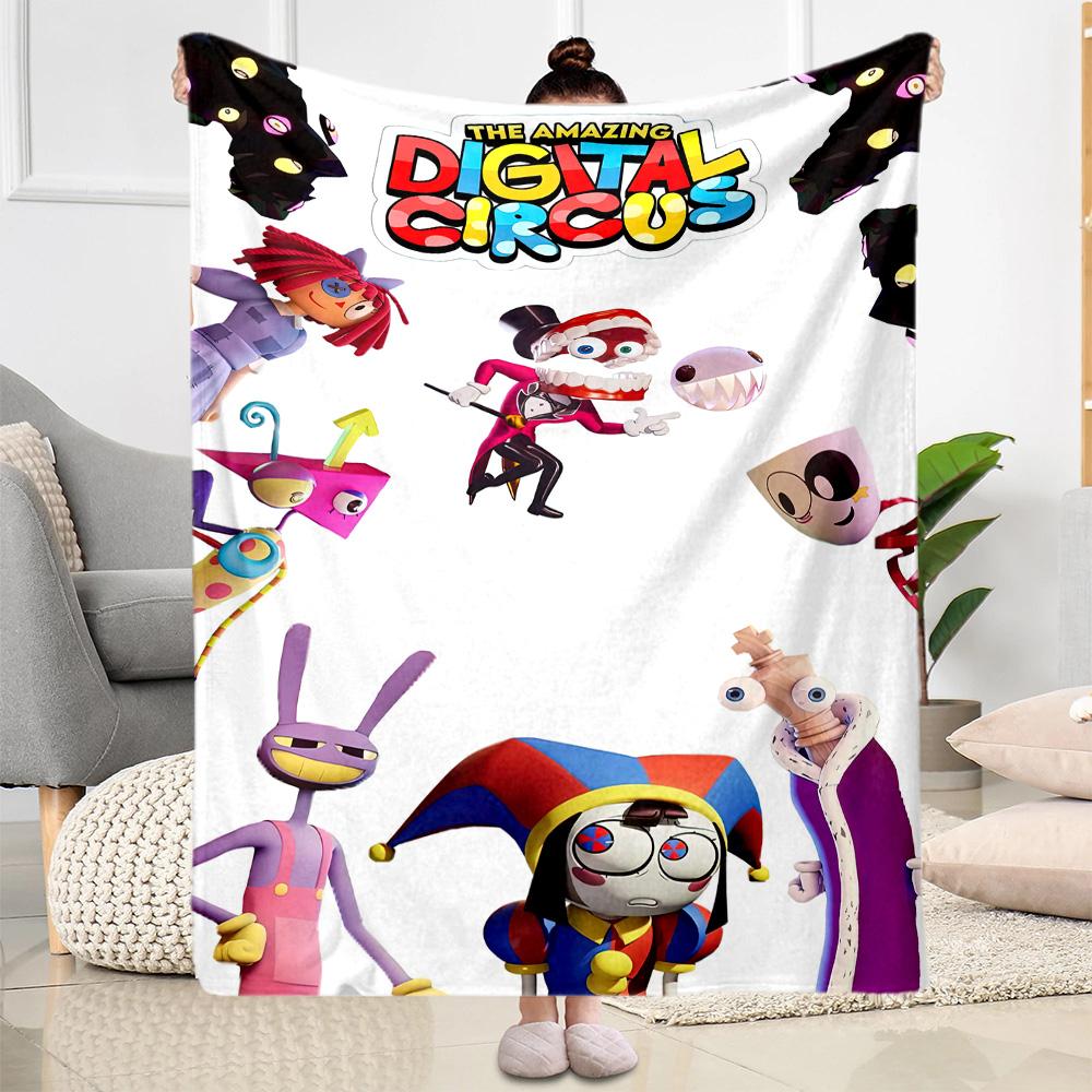 Digital Circus Blanket Soft Warm Cozy Suitable for Couch Office Chair Chair for All Seasons Warmthful Decor Best Holiday Gift for Friends Family
