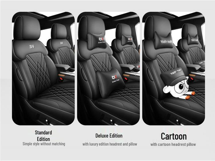 Jetour Shanhai T2 Full Leather Car Seat Cushion - Universal, All-Season Model
