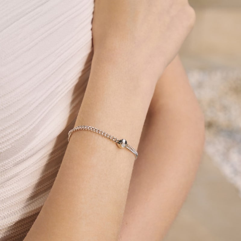 

ma.mo white mother of pearl bracelet sterling silver 925