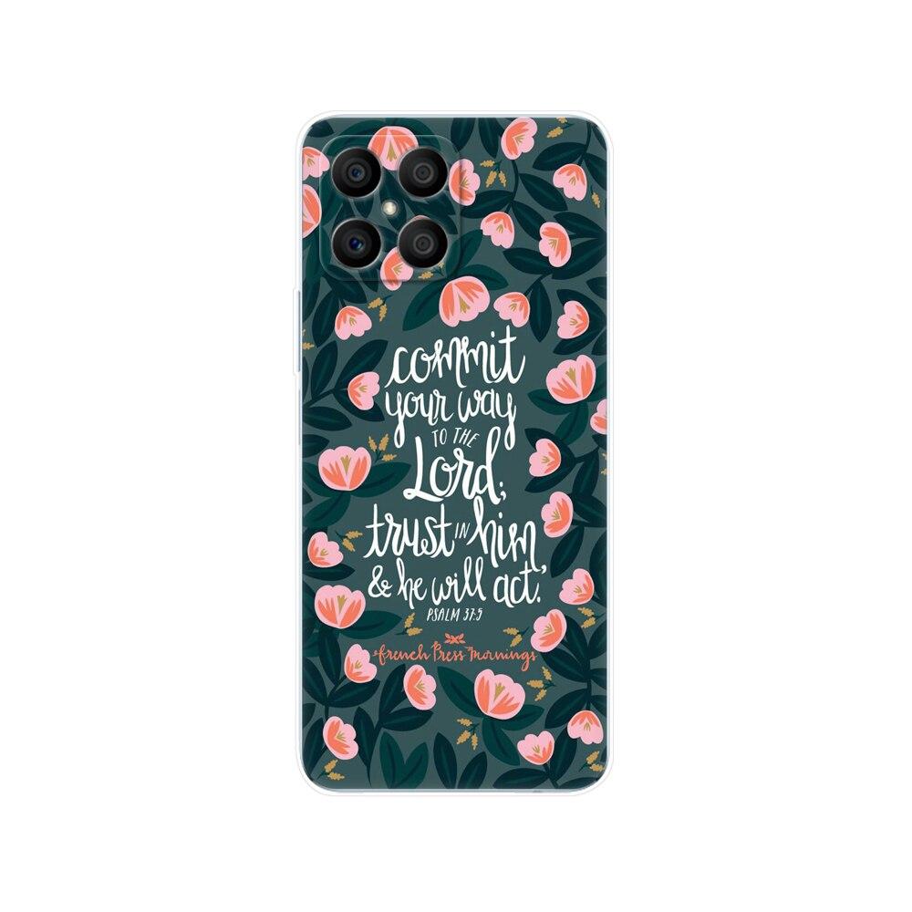 Husa pentru Honor X8 Husa din spate pentru HonorX8 Husa Honor X 8 Husa transparenta pentru telefon Geanta de protectie Tpu Husa din silicon moale Bara de protectie