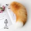 Anal Plug with Real Fox Tail for Woman Separable Cosplay Butt Plug Anal Adult Products Masturbator Man Female Couples Sex Toys