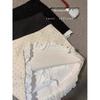 Polka Dot Lace Patchwork A-line Bodycon Skirt - Sweet Style High Waist Summer Outfit for Women