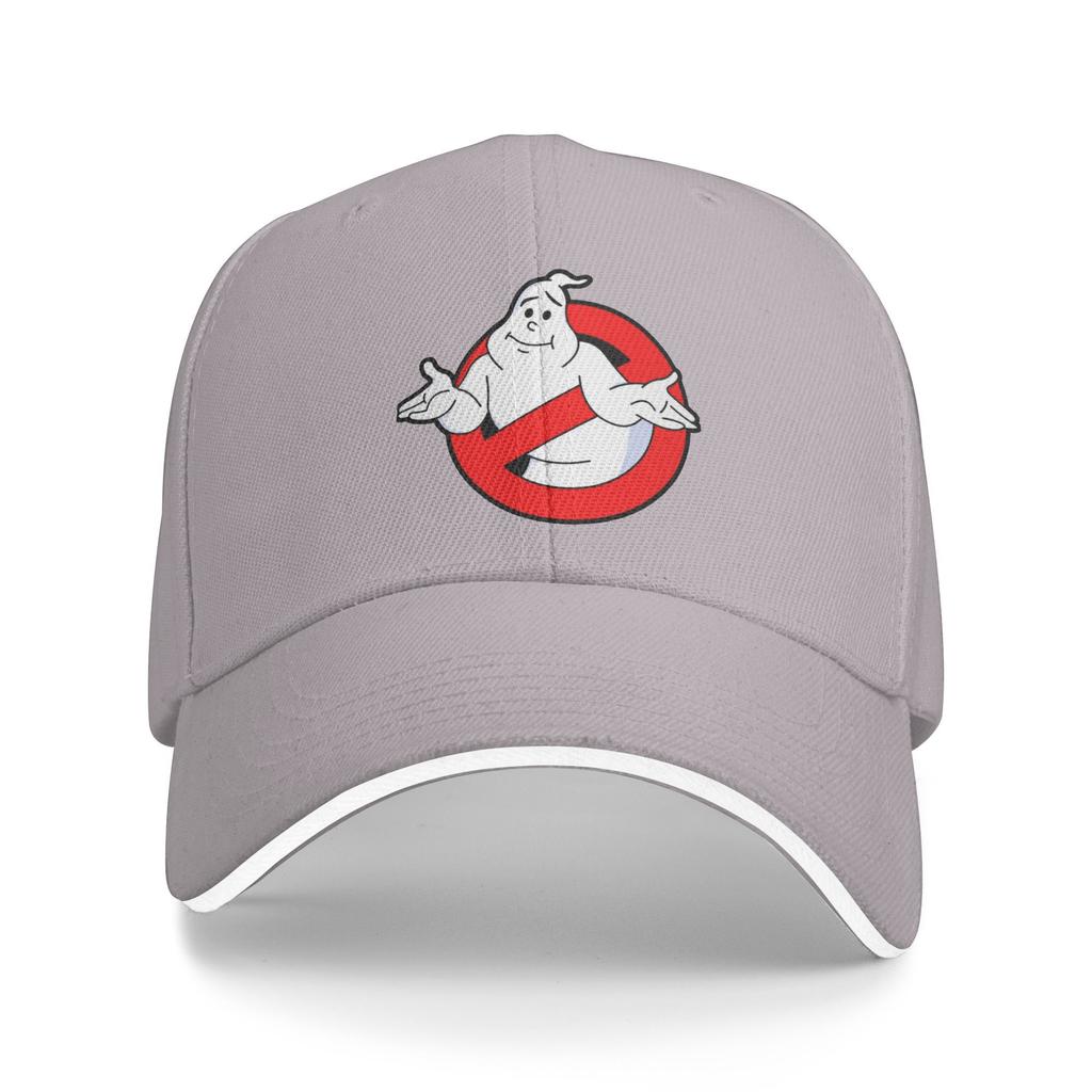 Cute Ghostbusters Logo   Shrug Sun Baseball Cap Spring Men Print Trucker Hat Breathable Streetwear Outdoor Sports Baseball Caps