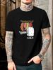 Mens Easy Fit Crew Neck Short Sleeve T Shirt, Casual Daily Bike Cycling Tops, Everyday Basic Tee for Ride Outdoor Path Commute Leisure Wear